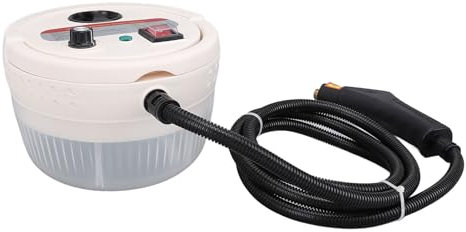 Limpiador de Vapor, Vaporizador de Recipiente Ajustable 6 Niveles 2500W 5.5BAR Limpiador a Vapor de Alta Presión y Alta Temperatura para Limpieza de Cocina, Detallado de Coches