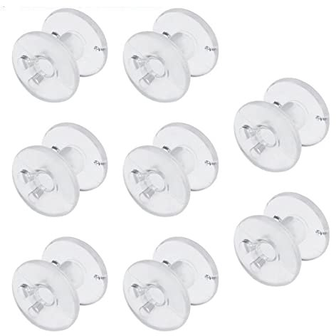 Psdndeww 8 Pieces Blind Cord Cleat Blind Cord Winder Window Blinds String Holder Clear Cleat For Home Office Use