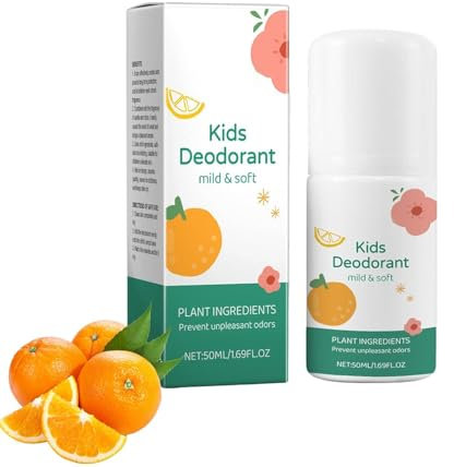 50 ml Natürliches Deodorant,Körperdeodorant,Haut schützen, Geschenkset für Kinder und Jugendliche,Trockene Haut Verhindern, Frischer und Angenehmer Natürlicher (1)