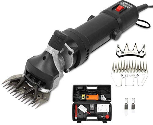 HUIBBGO Tijeras eléctricas para ovejas de 690 W, máquina para esquilar ovejas, cortadora de Lana para Cortar Lana de Oveja