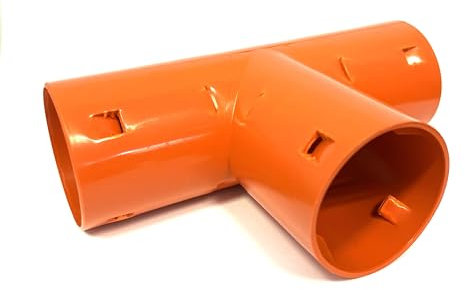 Drainage T Stück DN 50 PP Dränage Verbinder für Drainagerohr Entwässerung System