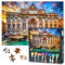 Jigsaw Puzzle for Adults - 1000 Piece Puzzles Trevi Fountain in Rome, Baroque Architecture and Water Features Challenging Puzzles Game for Bedroom Decor & Birthday Gifts 20x28 Inch