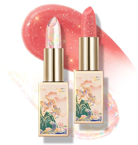 CATKIN Moonlight Lip Balm, Natural Color Tinted Lip Balm, Chapstick Lip Balms with Vitamin E for 8h Moisture for Dry Cracked Lips, 3.5g, 2pcs (04+09)