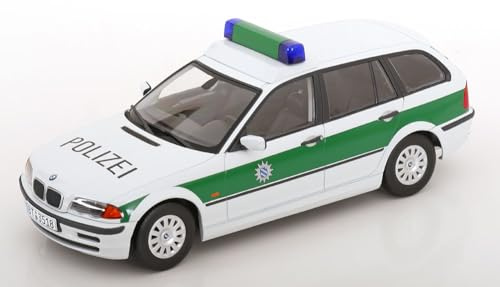 KK-Scale KKDC181464-3ER E46 Touring German Polizei 1999 - maßstab 1/18 - Modellauto