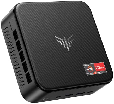 NiPoGi E3B Mini PC АMD Ryzen 5 7430U(Bis zu 4,3GHz) 32GB(2 * 16GB) DDR4 1TB M.2 SSD, Mini Computer mit W11 PRO|4K Triple Display|BT5.2|WiFi 6 für Geschäftsbüros, Design, Heimkino, E-Learning