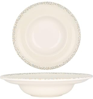 By Bone Pasta Plate - Tessera - Porcelain - 27 cm (500cc) - Set of 2