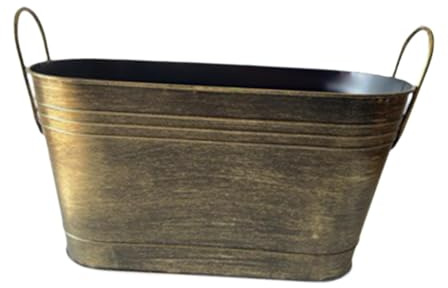 Milageto Seau à Cendres pour, brasero, Pot de Fleurs Stable, Rangement intérieur, Pot de feu extérieur pour terrasse, randonnée et Camping