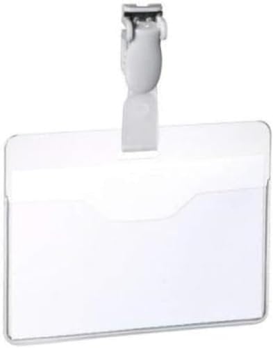 Durable Besucher-Ausweisschild, 25 Stück, 60 x 90 mm, durchsichtig, 814719
