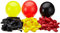 Karaloon G090-00 - Lot de 99 ballons en caoutchouc naturel durable - 23 à 25 cm - Pour la coupe du monde de football, la coupe du monde et les événements de fête