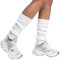 Boland - Beinwärmer für Erwachsene, Unifarben, Einheitsgröße, Stulpen, Socken, Overknees, 80er Jahre, Kostüm, Karneval, Mottoparty