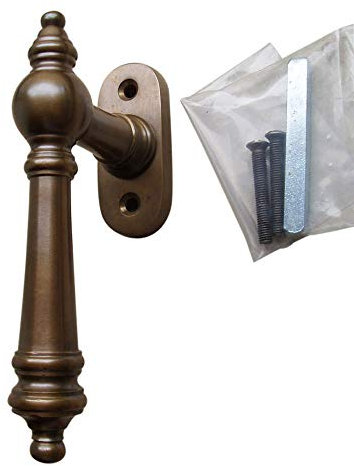 Graf von Gerlitzen Antik Messing Fenster Griff Griffe Fenstergriff Fensterolive F0A