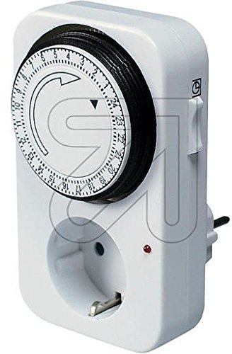 EGB Elektromechanische Zeitschaltuhr 24 h Tagesprogramm