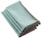 SARO LIFESTYLE Aqua Serviette mit Peitsche, genähtes Design, 50,8 x 50,8 cm, quadratisch, 4 Stück