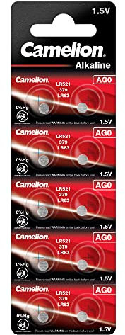 Camelion 12051000 AG 0 LR63 Battery - Multicolour (Pack of 10)