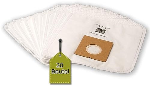 20 Staubsaugerbeutel kompatibel mit CLATRONIC BS 1300, 20 Staubbeutel + 2 Mikro-Filter, kompatibel mit Staubsaugerbeutel Swirl Y98/Y298