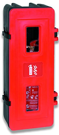 Jonesco Hs70 Unique Extincteur Cabinet, 6/9 kg, Rouge
