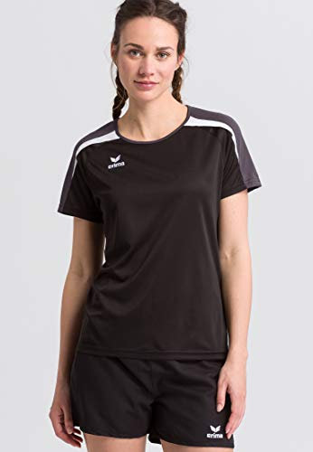 Erima Liga 2.0 T-Shirt Damen schwarzweissgrau, 44 Damen