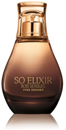 Yves Rocher SO ELIXIR BOIS SENSUEL - Eau de Parfum Damen - Verführerischer Duft mit Patchouli und Vanille - Eine kraftvolle, tiefgründige Komposition - 30 ml