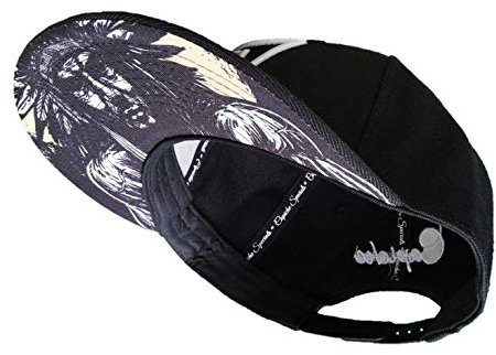 Capiche [99+ VARIATIONEN] Snapback Cap - Kappe - Baseball - Mütze - Herren - Black - Indianer - Chef - Führer - [Special] The Chief