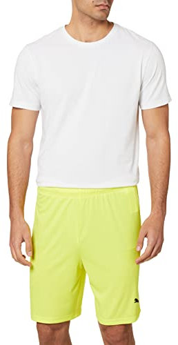 PUMA Herren teamGOAL 23 knit Shorts, Fluo Yellow Black, XL