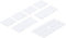 BGS Diy 80899 | Dekorations-Clip-Sortiment | 20-tlg. | transparent | Deko-Haken | Lichterketten-Halterung | Befestigungsclips