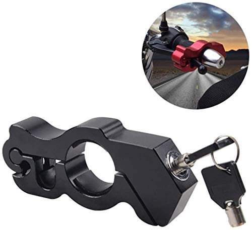 QMZDXH Candado Antirrobo Moto para Embrague de Freno Manillar Bloqueo Dispositivo Antirrobo para Bicicleta, Scooter, Ciclomotores, ATV