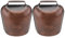 2 Pz Cavallo da Mucca Pecore Bestiame Campane Campane Forte Bronzo Rame Campana Animale da Fattoria Campana per Accessori Antifurto 62G Taglia L