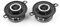 Dingln 2pcs 200W 3,5 Pulgadas Coaxial del Altavoz De Agudos De Alta Fidelidad Estéreo De Música Altavoz For Sistema De Audio Automático
