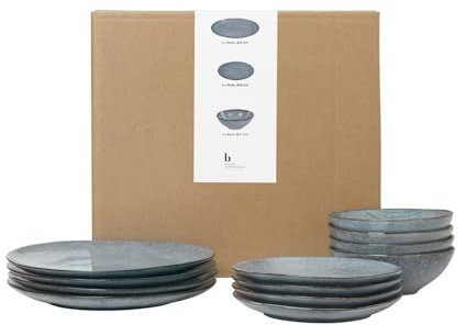Broste Copenhagen 80019737 Nordic Sea Geschirrset, Steingut