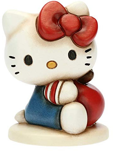 THUN ® - Hello Kitty Piccolo con Mela - Ceramica - h 10 cm