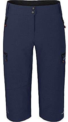 Bergson Valli Capri | Damen 3/4 Radhose, robust, elastisch, Peacoat Blue [368], 38 - Damen