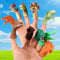 Dinosaurier Fingerpuppen Set, Dinosaurierköpfe Fingerpuppen Requisiten Neuheit Interaktive Handpuppe Geschichte Zeit Spielzeug Geschenk für Kinder 10St