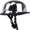 Motorradhelm im Wehrmacht Style Motorrad Halbhelm Cruiser Helmkappe - Spiegel Silber Chrom Chopper Scooter Moped Elektroauto Helme Männer und Frauen ECE Approved 54-58cm,M