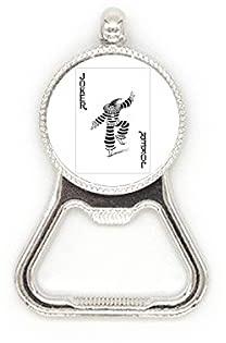 Black Joker Playing Cards Pattern Metal Beer Bottle Cap Opener Duty Stainless Steel