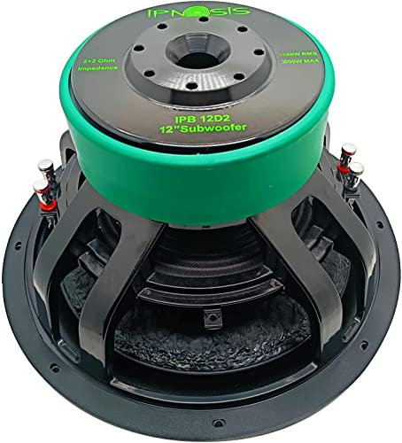 IPNOSIS IPB 12D2 Subwoofer 32cm (12) 1500/3000 Watt Impedenza 2+2Ohm 84dB