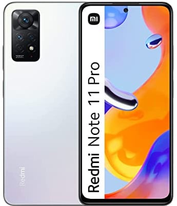 Xiaomi Redmi Note 11 Pro - Smartphone 6+128GB, Écran 6.67” 120Hz FHD+ AMOLED, Processeur MediaTek Helio G86, Batterie 5000mAh