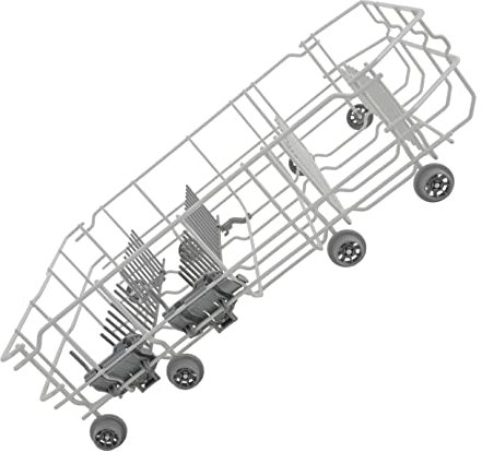 sparefixd Bottom Basket Tray with Wheels to Fit Whirlpool Dishwasher
