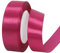 23Meter Satinband Tiefes Rosenrot 25mm Satinband Bänder,Breit Schleifenband Dekoband Stoffband Geschenkband Hochzeitsdeko Schleife für Geschenkverpackung,Kunsthandwerk,Haarschleifen,Blumenstrauß