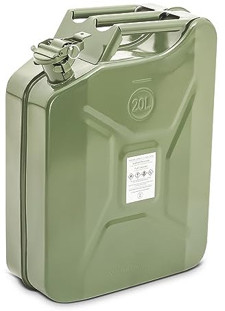 Bidon d'essence/bidon de Carburant en métal 20 litres JC3 Vert