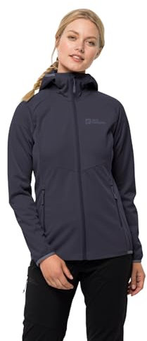 Jack Wolfskin Damen GO Hike Softshell W Softshelljacke, Graphite, M