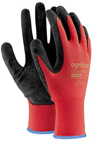 BURI Ogrifox Arbeitshandschuhe Gr.9-11 Schutzhandschuhe Winter Montage Handschuhe, Größe:9, Variante:Lateks CB