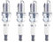Zündkerzen für Audi A4/B8/A6/C6/A5/Q5 2.4/3.2, für Cala, 4 Stück normale Zündkerze
