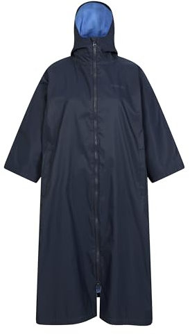 Mountain Warehouse Coastline Womens Water-Resistant Changing Robe - Fleece Lined - Spring Summer Navy S