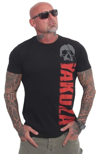 Yakuza Herren Art of War Regular T-Shirt, Schwarz, L
