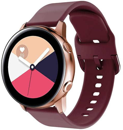 FYISWHO Silicone Watch Strap for Amazfit GTS 4/4 Mini/3/GTS 2/2e/2Mini/GTR Mini/GTR 42mm, 20mm Bracelet Sport Replacement Band for Amazfit Active 2/Active/Bip 3/3 Pro/U/U Pro/S/S Lite