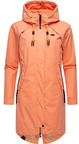 Ragwear langer wasserdichter oversized Damen Übergangsmantel Parka mit Kapuze Rejany YOUMODO XS-XXL