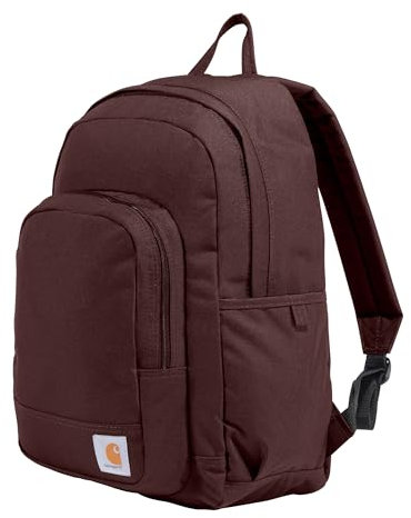 Carhartt Unisex-Erwachsene Klassischer Laptop, Strapazierfähig, Wasserabweisend, mit 15-Zoll-laptophülle und Mehreren Organisationsfächern Rucksack, 25 l Alltagsrucksack (Port), PFAS Free