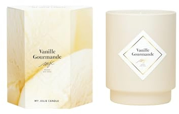 MY JOLIE CANDLE - Vanille Gourmande Bougie Parfumée Surprenantes avec Bijou Collier Argent 50H