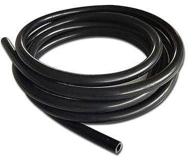 5m Durite Essence 3mm, Tuyau à Vide en Silicone,Tube en Silicone Haute Performance de 3mm de Diamètre Intérieur et 6mm de Diamètre Extérieur, Résistant à Haute Température