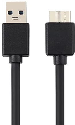 ZYHARUKO Câble adaptateur USB 3.0 type A vers USB 3.0 Micro B mâle Câble de synchronisation de données pour disque dur externe Câble USB mâle vers mâle type A